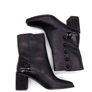 ISO (In Search Of) LOGO by Lori Goldstein Black Heeled Boots SIZE 6